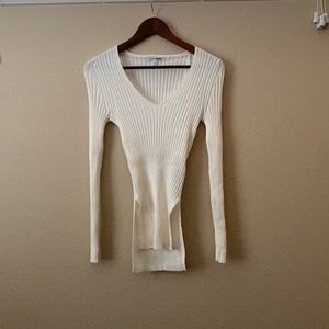 Cream White high low top